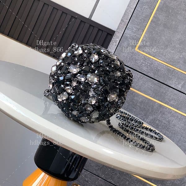 Luxury Designer Bag 13CM Chain Bag Super Quality Shoulder Bag Diamond Evening Package with Box 24C120