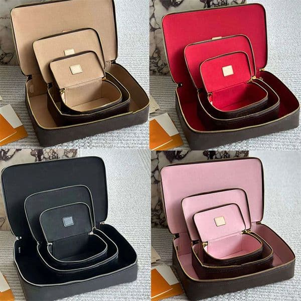 designer makeup bag toiletry bag packing cube mm travel jewelry box storage storage high quality cosmetic bag box makeup bag shoulder crossbody bag