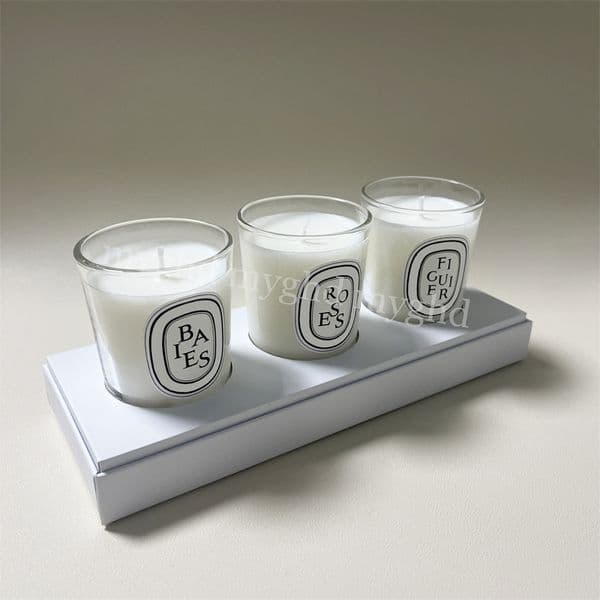 Home Scented Candles 190g/70gx3 Fashion Incense Multi Different Scents Styles Aromatherapy Candle With Box Bag 20025
