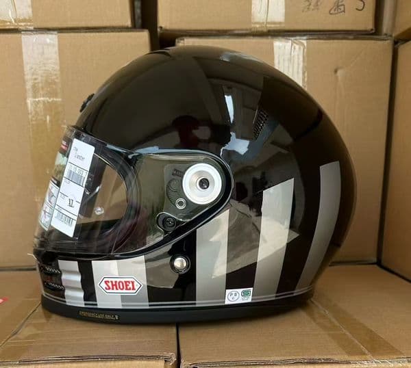 Full Face shoei Glamster Resurrection TC-5 silver Motorcycle Helmet anti-fog visor Man Riding Car motocross racing motorbike helmet