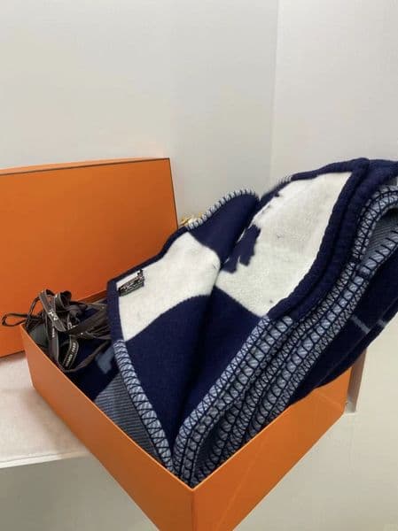 Blankets Nevy h Blanket Orange Black Red Gray Navy Big Size 135 170cm 90%wool 10%cashmere