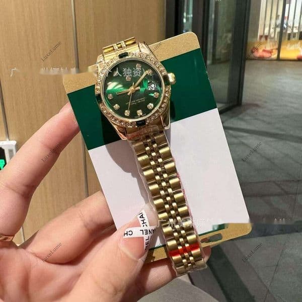 R o l e x watch designer Rollie watch women Colorful Diamond Rolly watch Reddit watch Roli watch Steel R Brand Fashion Classic DD watch Quartz Women's Sub Watch