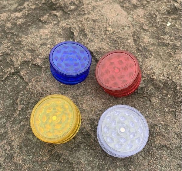 pipe New 40mm plastic smoke grinder acrylic grass crusher