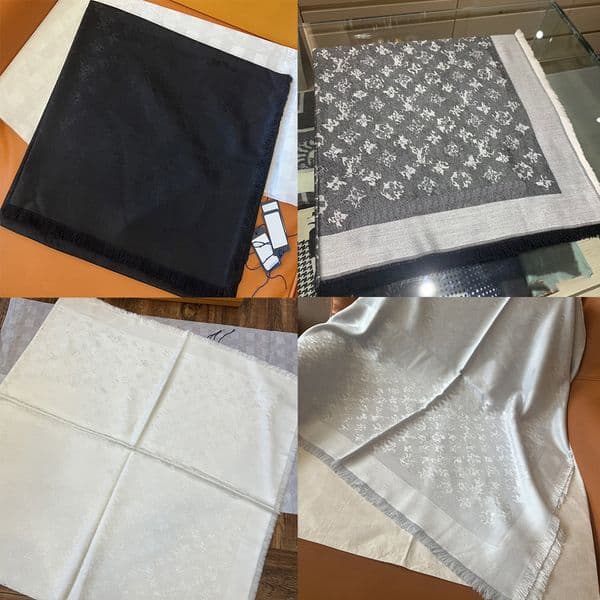 designer scarf 140*140cm wool silk scarf fashion Luxury silk scarf square summer new style silk womens ribbons for work travel outdoor and home headband