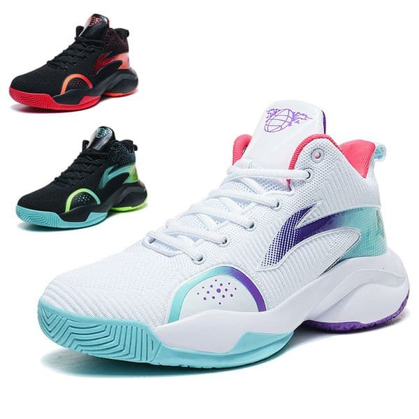 Basketball for Teenagers Students Sneakers Boys' Big Kids Non-Slip Wear-Resistant Breathable Sports Shoes Summer Large Size
