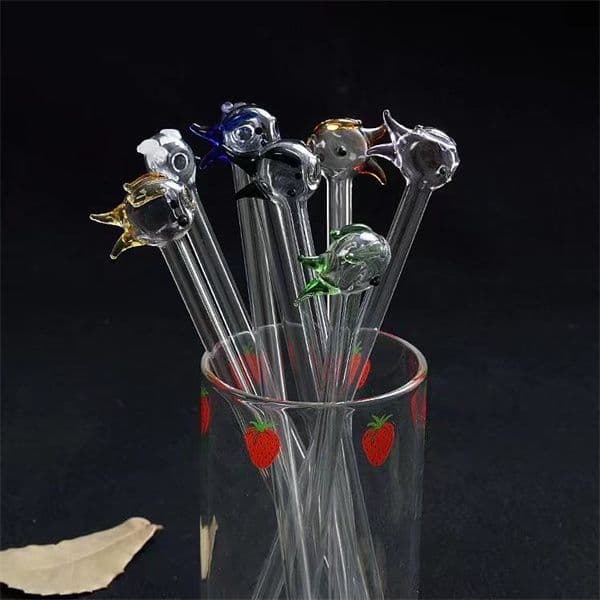 Hookahs Color small fish stra Wholesale Glass Bongs Accessories, Glass Water Pipe