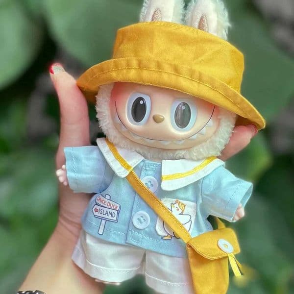 2025 NEW 14 Summer Doll Clothes For LABUBU 15CM Doll Plush Dolls Cute Little Clothes DIY Dress Up XJ250802