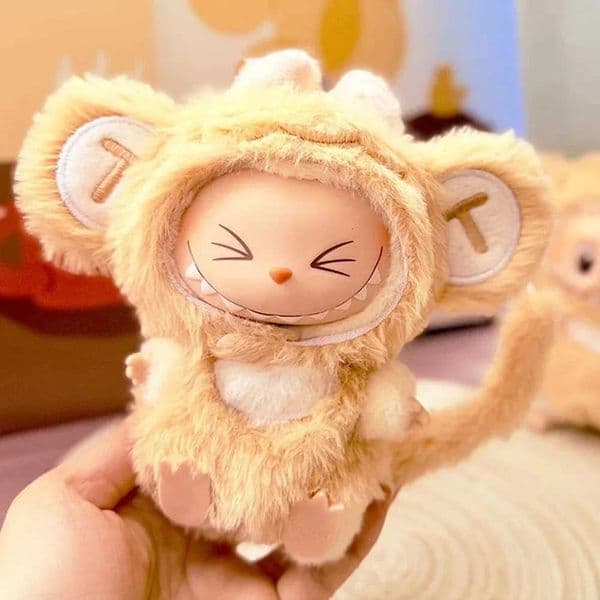 17cm Labubu V1 V2 Dolls Fashion Monkey Clothes Mini Plush Doll Clothes Outfit Accessories Clothing Kids Gift XJ250802