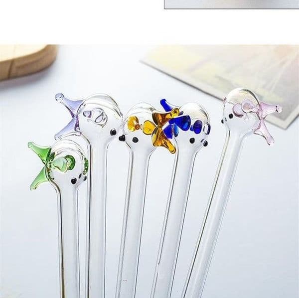 Smoking pipes Accessories Smoking hookah bongs water bottle bowl Extended colored small fish style glass straw