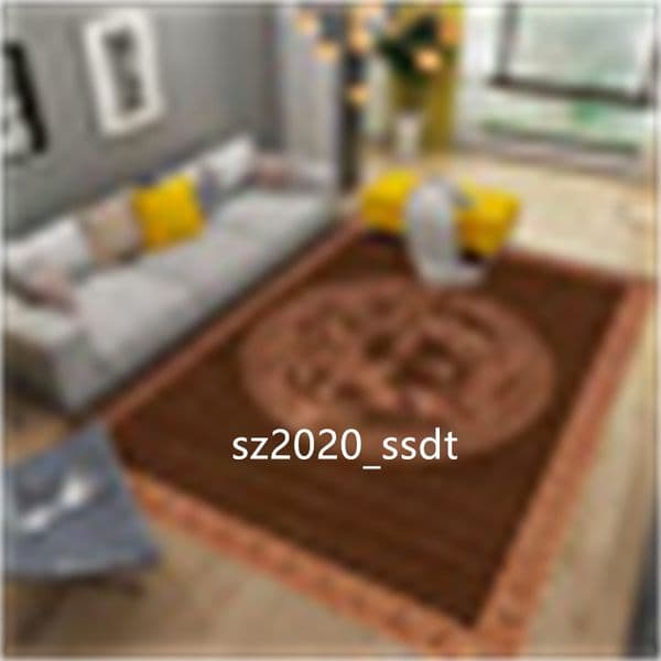 Simple household floor mats, including living room coffee table mats, bedroom bedside mats, bathroom entrance mats, available in multiple sizes