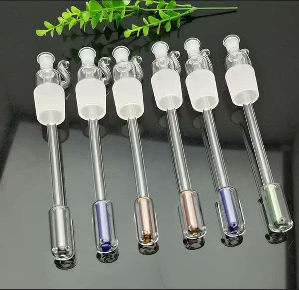 Hookahs Europe and Americaglass pipe bubbler smoking pipe water Glass bong Lengthened glass tee