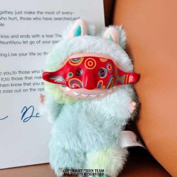 Cool Half Face Mask for Labubu Doll Clothes DIY Accessories Creative Gifts for V1 V2 V3 Doll Halloween Decoration XJ250802