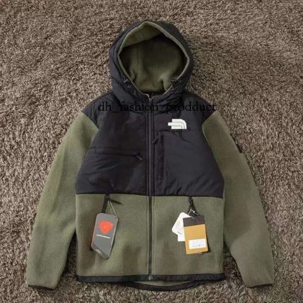 Men The Norrh Polar Jacket Designer Fleece the Hooded Jacket Leisure Thickened Collar Cotton Cardigan Fashion Outdoor Sport Windbreaker Warm Coat Top d12 6e4