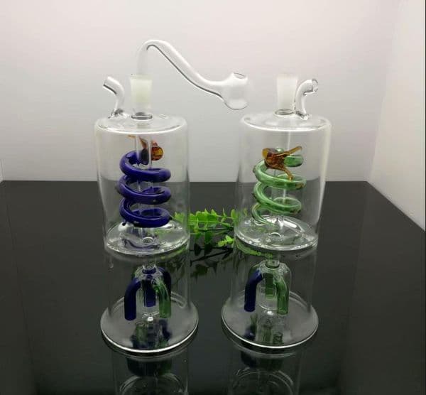 2024 Four-claw filter glass cigarette kettle with top Panlong and bottom Panlong in Europe and America Wholesale Bongs Oil Burner Pipes Water Pip