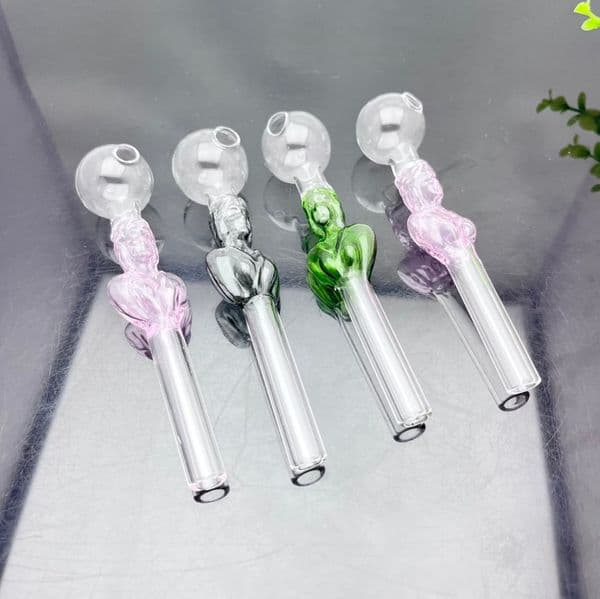 Smoking pipes Ball Glass Oil Burner Pipe Smoking Bowl Water Hookahs Bongs Hot selling beauty in Europe and America, straight glass stove, straight pipe