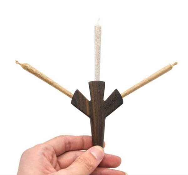 Handmade wooden pipe, Photinia three hole and three hole pipe burning resistance