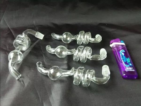 Spiral plate Wholesale Glass bongs Oil Burner Pipes Water Pipes Rigs Smoking