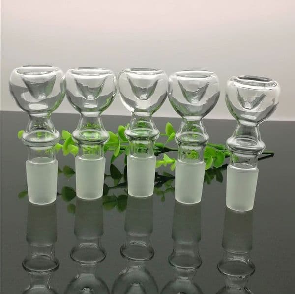 Smoking pipes Ball Glass Oil Burner Pipe Smoking Bowl Water Hookahs Bongs Classic Single Wheel Concave Head Glass Bubble Cigarette Accessories