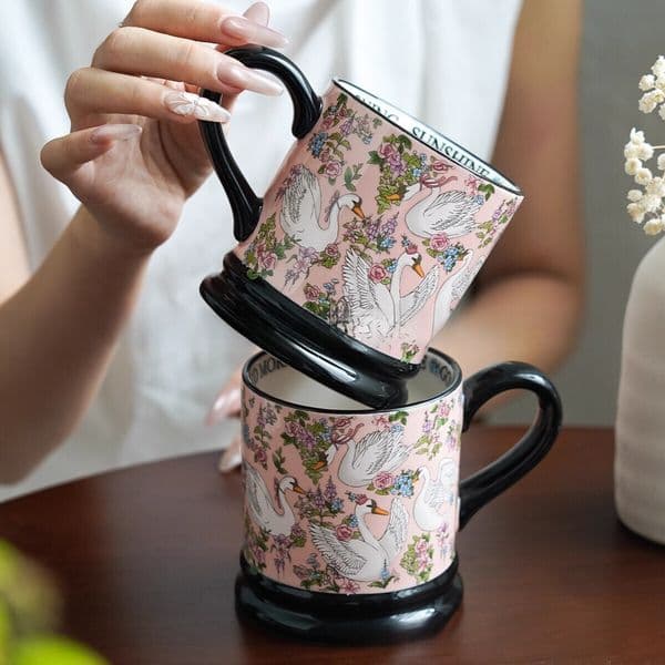 Vintage Style Mug Sea Anemone Ceramic Afternoon Tea Coffee High Aesthetic Couple Water Cup