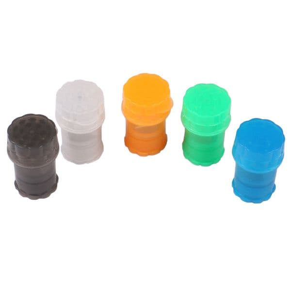 Smoking pipes 40mm plastic can grinder, manual grinder, detachable cleaning for smoking accessories