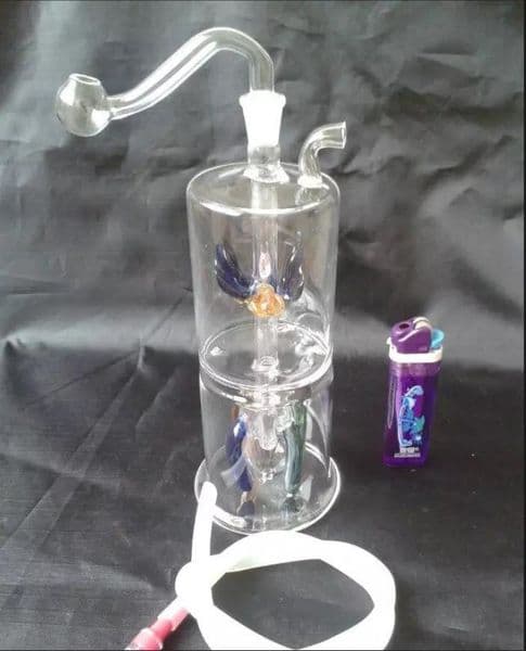 Hookahs Spend four claw glass mute hookah ,Wholesale Glass bongs Oil Burner Pipes Water Pipes