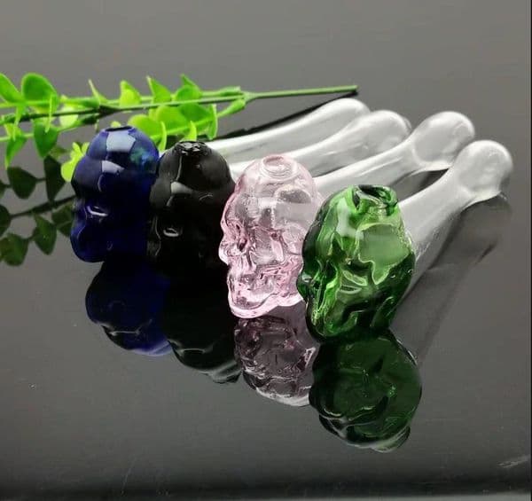 Smoking pipes Ball Glass Oil Burner Pipe Smoking Bowl Water Hookahs bongs skull glass pipe