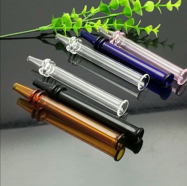 Smoking pipes Ball Glass Oil Burner Pipe Smoking Bowl Water Hookahs bongs Colorful dual wheel glass suction nozzle