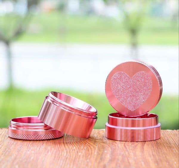 Smoking Pipes New 40mm 4-layer aluminum alloy cigarette grinder, grinder design, cross-border wholesale