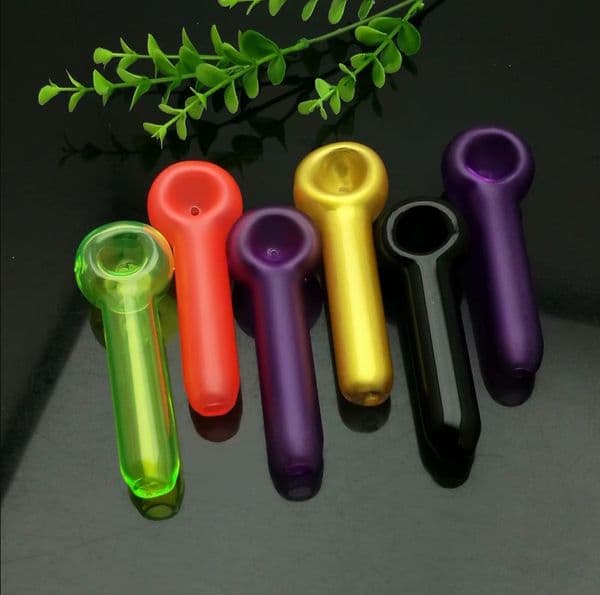 Glass Oil Burner Pipes hookah Glass Smoking bongs Smoke Pipes New spray color high-temperature color changing glass pipe