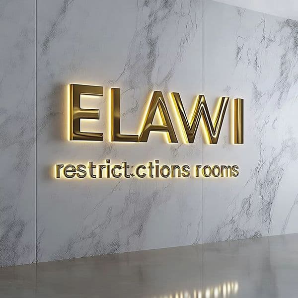 Custom Outdoor Indoor Wall Sign 3D Illuminated Stainless Steel Backlit Led Channel Letter Sign Led Sign Board