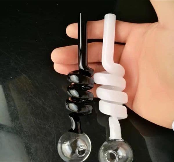 High quality new color spiral straight cooker, Wholesale Glass Bongs, Glass Hookah, Smoke Pipe Accessories