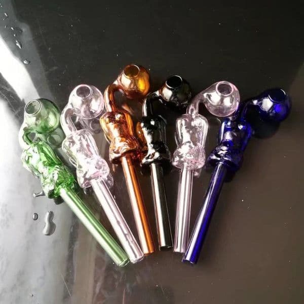 Smoking pipes Ball Glass Oil Burner Pipe Smoking Bowl Water Hookahs bongs Colored beauty curved pot