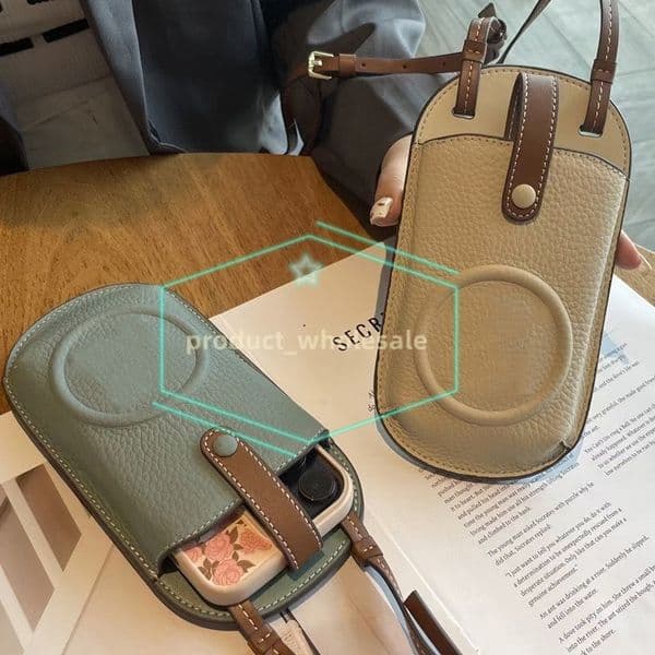 Fashion designer Leather PU Universal phone case Women mini bag For iphone 17 Air 17promax 16 16E 15 14 13 12 11 pro max Samsung Huawei phone cases With card shoulder bags