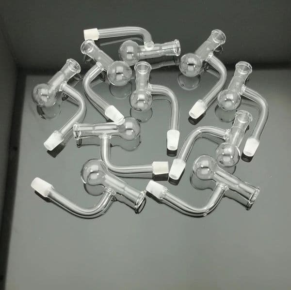 Glass Oil Burner Pipes hookah Glass Smoking bongs Smoke Pipes Classic transparent right angle glass smoking accessories