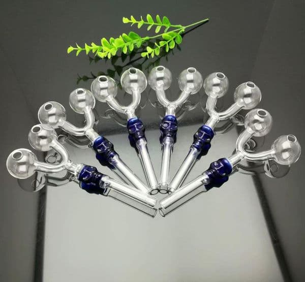Skull Slingshot Glass Burner Wholesale Glass Hookah, Glass Water Pipe Fittings, Smoking