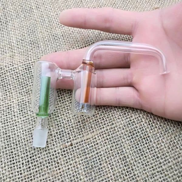 Glass Oil Burner Pipes hookah Glass Smoking bongs Smoke Pipes Colorful dual filter glass plate