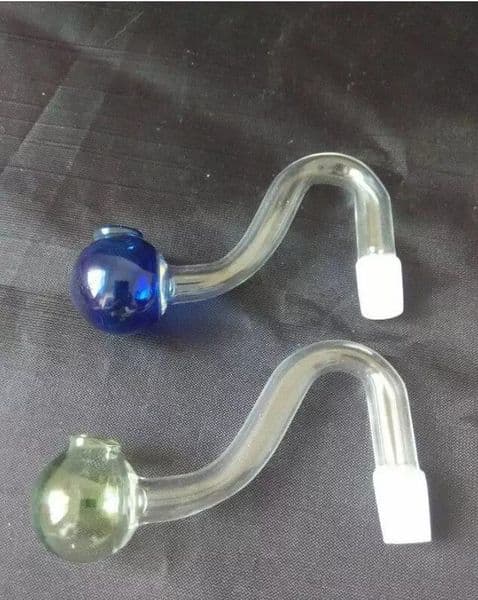 Spray color S tube burner glass bongs accessories Unique Oil Burner Glass Pipes Water Pipes Oil Rigs Smoking with Dropper
