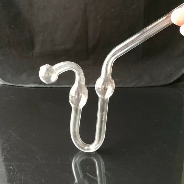 Glass Oil Burner Pipes hookah Glass Smoking bongs Smoke pipes Transparent snake shaped pot