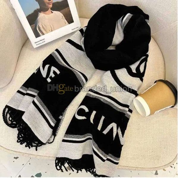designer scarf wool scarfs autumn and winter men women warm Interwoven patternb comfortable touch senior process fashion versatile