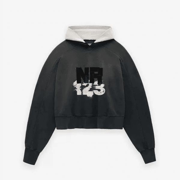 Vintage Letter Print High-Street Hoodies Cotton Casual Streetwear Oversized Hooded Pullover Hoodies