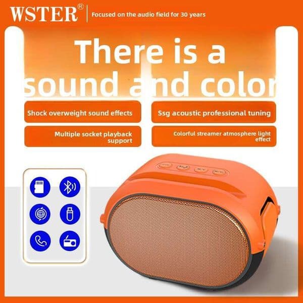 New Bluetooth Speaker Desktop Computer Subwoofer Wireless Radio Mini Outdoor Multifunctional Portable Audio