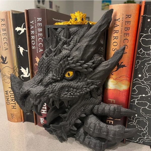 New Year Ornament Home Living Room Decoration Western Dragon Resin Craft Realistic Bookend