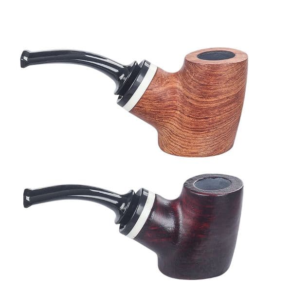 Smoking pipes Wooden pipe, traditional old-fashioned men's portable solid wood tobacco pot, smoking set