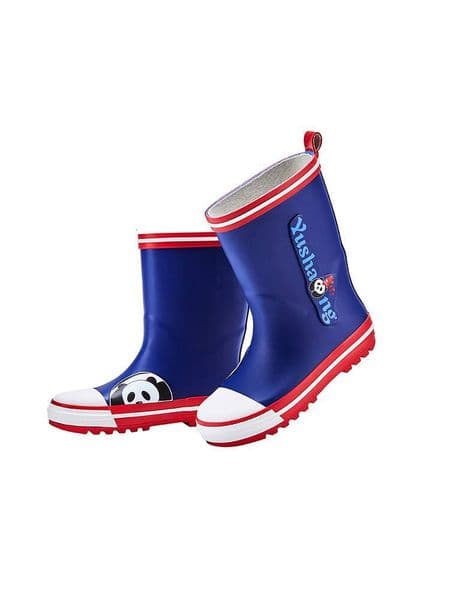 Children's Rain Boots for Older Kids, Water Shoes, Wear-resistant, Non-slip, All-season Student Boots, Boys and Girls, Natural Rubber