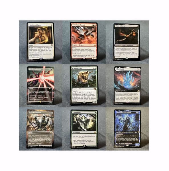 August 2th Update Holo Proxy Card: MH3-MH2-BL-Verge Lands- TCG Magical Proxy English Card Quality Board Trading Card Game