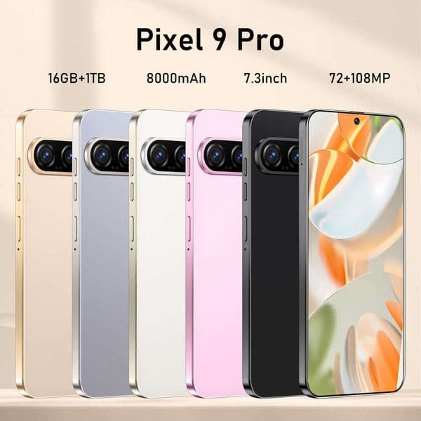 i15 i16 5g Pixel 9 Pro Real 4G Perforated Screen 16+1TB Smartphone TK Hot Sale Wholesale
