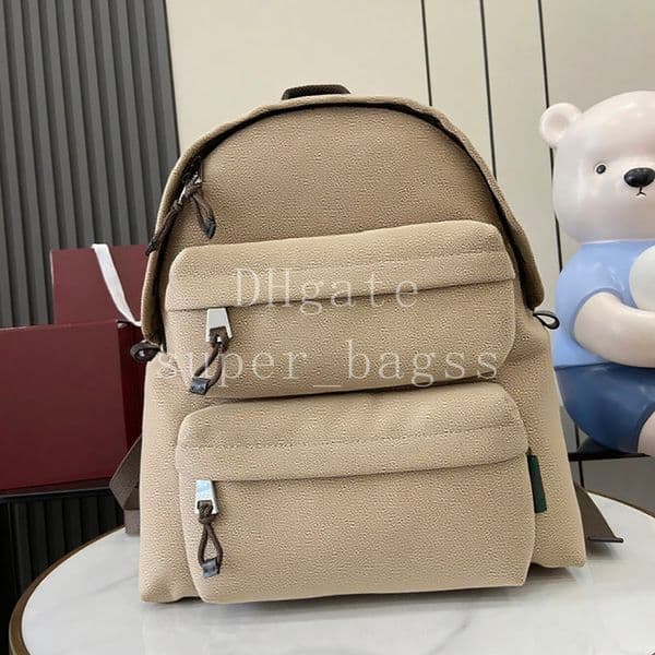 Luxury designer bag Mirror quality handbag 40CM backpack canvas genuine leather shoulder bag with box 25G800265A