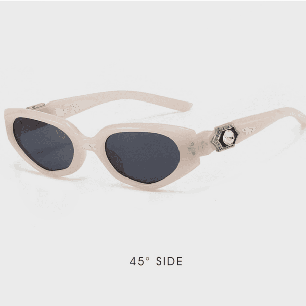 Retro small frame sunglasses jewelry collection - High-end, sun protection, versatile, diamond sunglasses