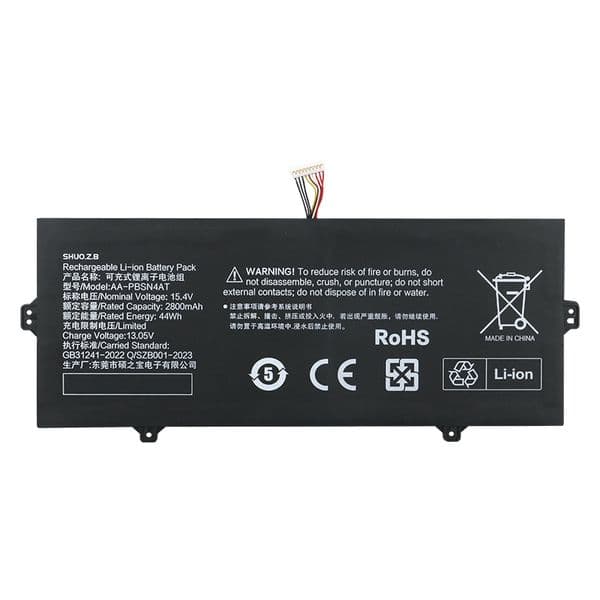 AA-PBSN4AT 15.4V 44Wh Laptop Battery Replacement For Samsung Galaxy Book NP750TDA NP750TDA-XD1US XD2US NP755XDA NP750XDA-KC1HK