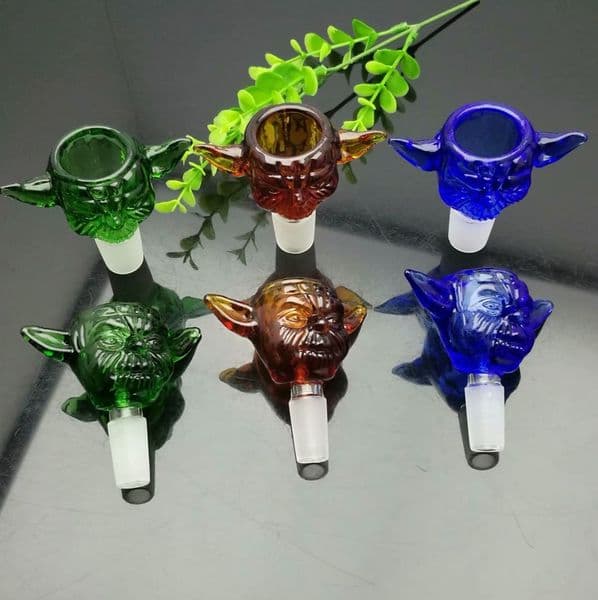 Smoking pipes Ball Glass Oil Burner Pipe Smoking Bowl Classic bongs Colorful wing glass bubble head adapter 14mm